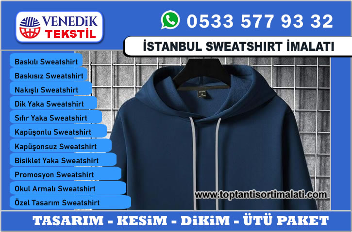İstanbul Sweatshirt İmalatı